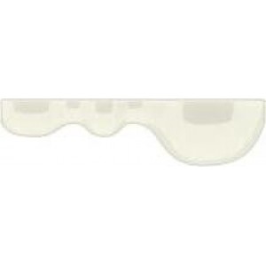 Керамический бордюр angolo torello venezia 8x3 Luc Latte матовая белый однотонный Ladiva Сeramiche