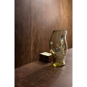 Керамогранит 260x120 Rust Slimtech Concreto матовая коричневый камень 6мм Lea Ceramiche