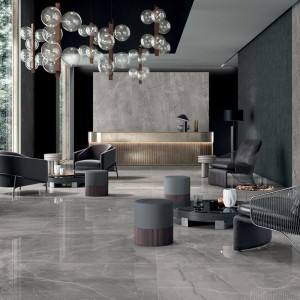 Керамогранит 120x120 Gray Marble Levigato Synestesia полированная серый мрамор Lea Ceramiche