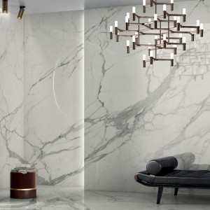 Керамогранит 120x120 Pure Statuario Levigato Synestesia полированная бежевый мрамор Lea Ceramiche