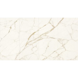 Керамогранит 260x120 Calacatta Oro Chain C Lev Slimtech Delight полированная бежевый мрамор Lea Ceramiche