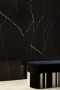Керамогранит 260x120 Marquina Nero Lev Slimtech Delight полированная черный мрамор 6мм Lea Ceramiche
