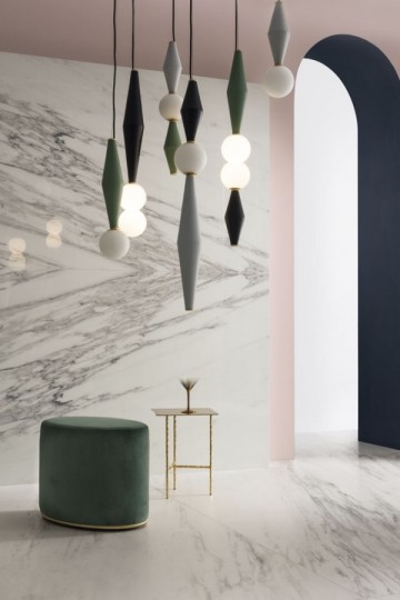 Керамогранит 260x120 Venato Bianco Lev Slimtech Delight полированная белый мрамор 6мм Lea Ceramiche