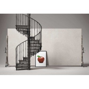 Керамогранит 320x160 Stuoiato Concrete матовая, неполированная белый камень 6.5мм Level