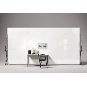 Керамогранит 320x160 Stuoiato White Naturale Tinta Unita матовая, неполированная белый камень 6.5мм Level