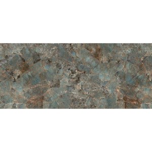 Керамогранит 240x120 Amazzonite Lucido Cp 07 Cosmopolitan глянцевая голубой мрамор 9мм Mirage