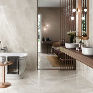 Керамогранит 80x80 White Crystal Lucido Cosmopolitan глянцевая бежевый мрамор 9мм Mirage