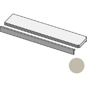 Горизонтальный профиль 300x16 Profilo In Terminale Owl Mistral матовая серый Mutina