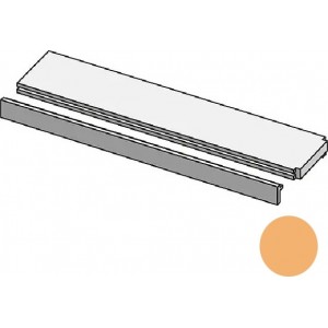 Вертикальный профиль 300x13 Profilo In Salice Terminale Argilla Brac бежевый Mutina