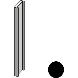 Вертикальный профиль 300x13 Profilo In Salice Nero Brac черный  Mutina