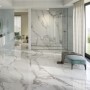 Керамогранит 120x60 Calacatta Regale Lappato Marble лаппатированная белый мрамор Provenza