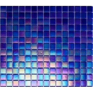 Мозаика 327x327 Rainbow голубой Rose Mosaic