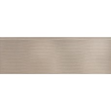 Плитка Ibero 75x25 настенная Earth Grey рельефная матовая серо-бежевый