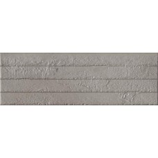 Плитка Ibero 75x25 настенная Progress Grey гладкая матовая серый