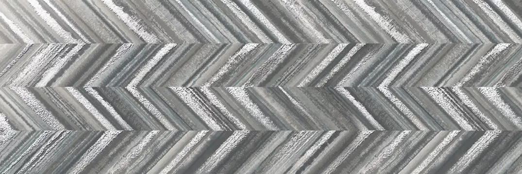 Плитка Ibero настенная 75x25 Dec Fold Grey матовая