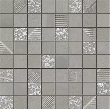 Плитка Ibero мозаика 30x30 Mosaico Cromat-One Grey матовая