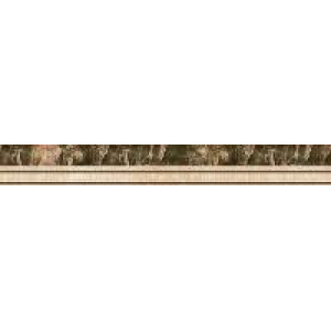 Плитка керамическая карандаш 30x4 Eurotile Rus Hermitage 283 глянцевая