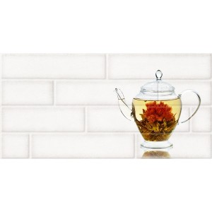 Плитка Belani 60x30 Брик декор №3 кремовый глянцевая светло-бежевый