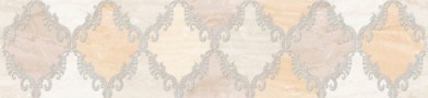 Плитка Belani 50x12 Дубай бордюр беж глянцевая светло-бежевый