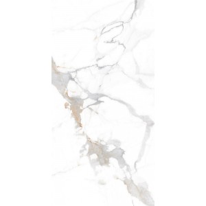 Керамогранит 120х60 Global Tile GT120606103PR Calacatta Imperial полированная белый 9мм