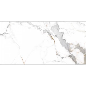 Керамогранит 80х40 Global Tile GT40806103MR Calacatta Imperial матовая супербелая белый 9мм
