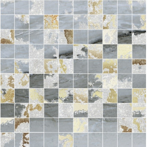 Мозаика Brennero MQSB Mosaico Q. Solitaire Blu Mix 29,7х29,7 (Р) (6шт)