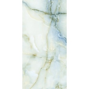 Керамогранит  120x60 9мм Aqura Onyx Glossy полированная белый Maimoon Ceramica