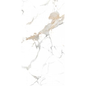 Керамогранит  120x60 9мм Statuario cafe gold Glossy полированная белый Maimoon Ceramica