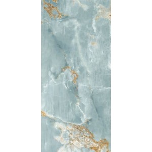 Плитка Imola 278x120 Blu Aq6 278 Lp Bluaq6278Lp глянцевая голубой мрамор, оникс 7мм