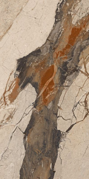 Плитка Imola 120x60 Bre Ph6 12 Lpm Breph612Lpm сатинированная бежевый, коричневый мрамор 7мм