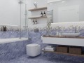 Керамогранит Тянь Шань 45x30 Нимфа Сиреневая Сиреневый TP304501HS мрамор голубой глянцевая 8мм