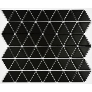 Мозаика Bonaparte 29x25 6мм Reno Black матовая 6*39*45 черный