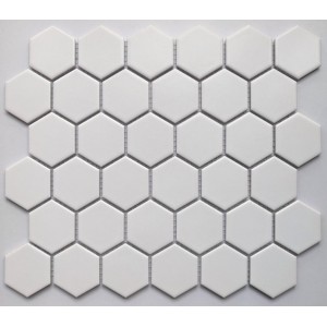 Мозаика Bonaparte 33x28 6мм Nakama white 6*51*51 белый