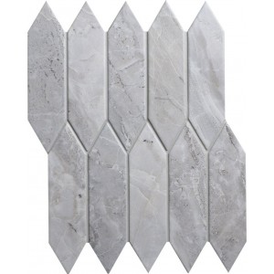 Мозаика Bonaparte 31x26 6мм Level light 6*48*195 серый