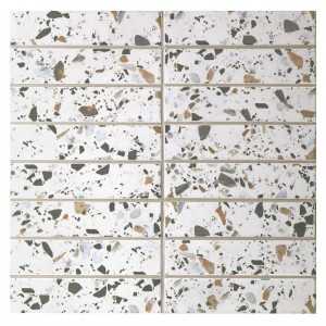 Мозаика Bonaparte 30x28 6мм Terrazzo Color 32.5*145 белый