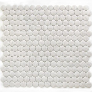 Мозаика Bonaparte 32x29 6мм Orion d20*6 белый