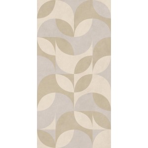 Керамогранит 120x60 9мм Natural Terre Decoro Ovale Warm матовая La Fenice