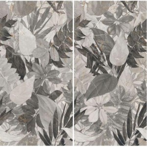 Керамогранит La Fenice Genesis Decoro Flora Cold Ret матовая 120x60