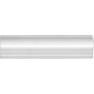 Плитка бордюр Dar Ceramics 20x5 Moldura Antigua Blanco Brillo гладкая глянцевая белый