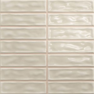 Плитка Dar Ceramics 20x20 настенная Sticks Greige гладкая + рельефная глянцевая бежевый