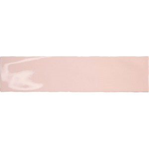 Плитка Dar Ceramics 75x30 настенная Rural Pink Blush Brillo глянцевая розовый 8.4мм