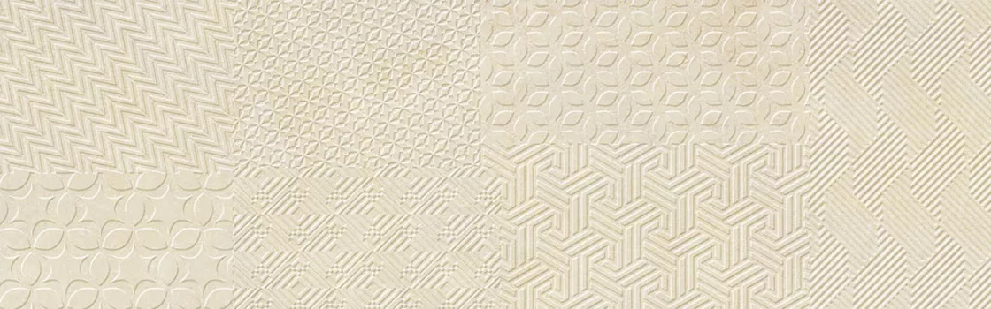 Плитка Cifre настенная 80x25 Materia Textile Ivory матовая