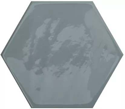 Плитка Cifre настенная 18x16 Kane Hexagon Grey глянцевая