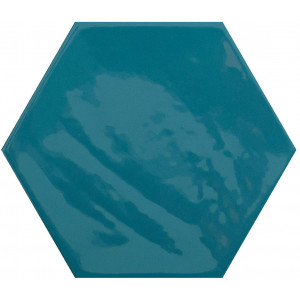 Плитка Cifre настенная 18x16 Kane Hexagon Marine глянцевая
