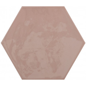 Плитка Cifre настенная 18x16 Kane Hexagon Pink глянцевая