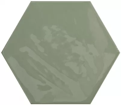Плитка Cifre настенная 18x16 Kane Hexagon Sage глянцевая