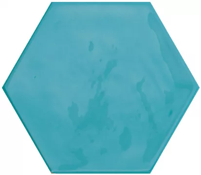 Плитка Cifre настенная 18x16 Kane Hexagon Sky глянцевая