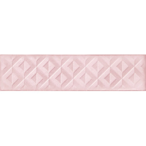 Плитка Cifre 30x8 Relieve Pink Brillo Drop глянцевая