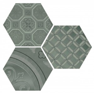 Керамическая плитка Cifre Dec. Vodevil grey 3 pz/ 3шт/комп.