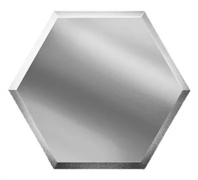Плитка Дст 25x22 декор серебряная СОТА СОЗС2 Зеркальная Плитка матовая глазурованная